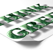 Denke ökologisch poster (Ecke)