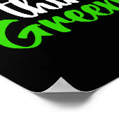 Denke ökologisch. poster (Ecke)