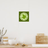 Denke ökologisch-Poster, anpassbar Poster (Küche)