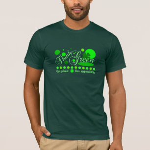 Denke ökologisch-Shirt - wählen Sie Art u. Farbe T-Shirt