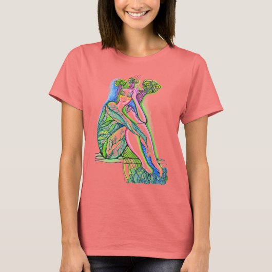 Denke ökologisch T-Shirt (Vorderseite)