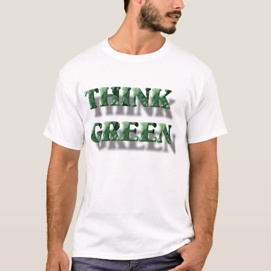 Denke ökologisch T-Shirt (Vorderseite)
