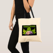 Denke ökologisch-Tasche Tragetasche (Vorderseite (Produkt))