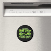 Denke ökologisch Ungarn Magnet (In Situ (Geschirrspüler))