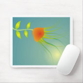 Denke ökologisch - Zen - Reycle Mousepad (Mit Mouse)