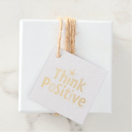"Denke positiv" Geschenkanhänger