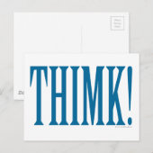 DENKE! POSTKARTE (Vorne/Hinten)