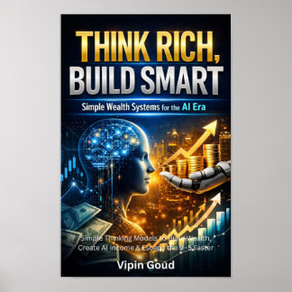 Denke reich, baue smart – Geldmentalität für Milli Poster