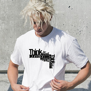 Denke selbst Zitiere Autorität Zitat T-Shirt