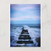 Denken am Strand Postkarte (Vorderseite)