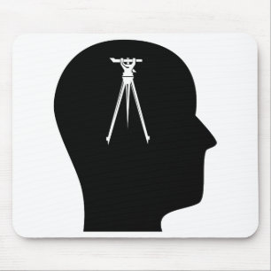 Denken an das Vermessen Mousepad