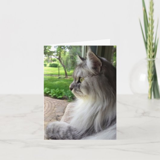 Denken an dich (sibirischer Stil) Karte (Vorderseite)