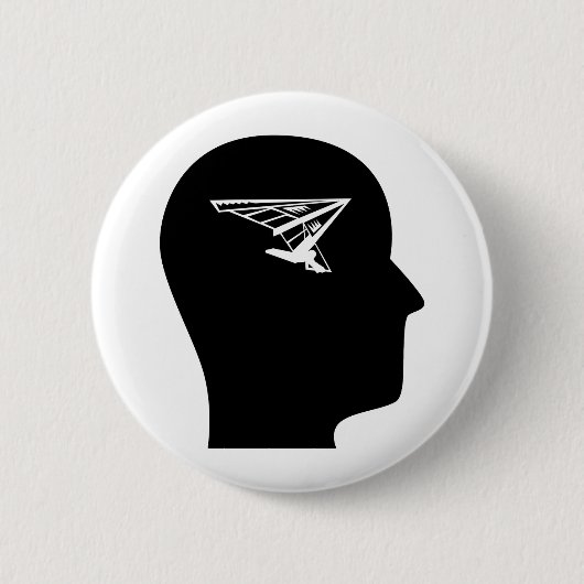 Denken an Drachenfliegen Button (Vorderseite)