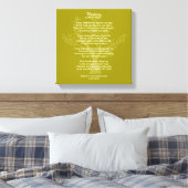 Denken an ein inspirierendes Gedicht, Leinwanddruck (Insitu (Schlafzimmer))