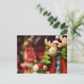 DENKEN AN EUCH MOOSE POSTKARTE (Stehend Vorderseite)