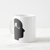 Denken an Feld-Hockey Kaffeetasse (Vorderseite Links)