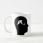 Denken an Feld-Hockey Kaffeetasse (Links)