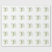 DENKEN AN GLÜCKLICHE DINGE GESCHENKPAPIER (Flach)