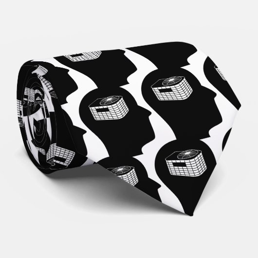 Denken an HVAC Krawatte (Gerollt)