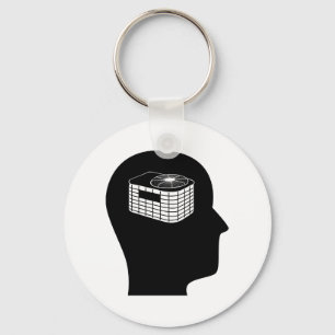 Denken an HVAC Schlüsselanhänger