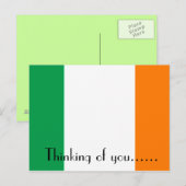 DENKEN AN IHR IRLAND POSTKARTE (Vorne/Hinten)