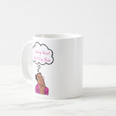Denken an mein K-Pop Bias Kaffeetasse (Vorderseite Links)