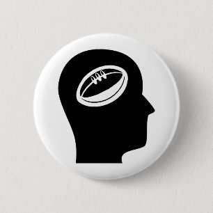 Denken an Rugby Button