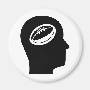 Denken an Rugby Magnet