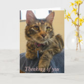 Denken an Sie 137 Karte (Gelbe Blume)