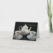 Denken an Sie Anmerkung Card~Shamrock Entwurf Karte (Vorderseite)