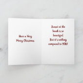 DENKEN AN "SIE" BEI DEN CHRISTMAS KARTE (Innenseite)