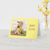 DENKEN AN *SIE* BEI **EASTER** KARTE (Gelbe Blume)