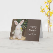 DENKEN AN *SIE* BEI **OSTERN** KARTE (Gelbe Blume)