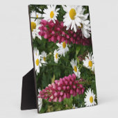 Denken an Sie Blumenblüten Fotoplatte (Seite)