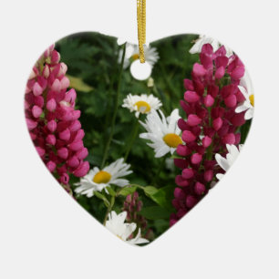 Denken an Sie Blumenblüten Keramik Ornament