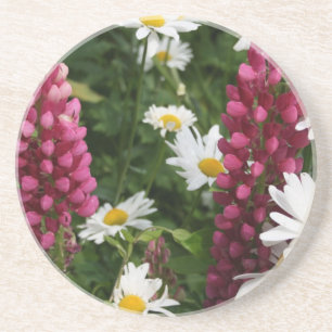 Denken an Sie Blumenblüten Sandstein Untersetzer