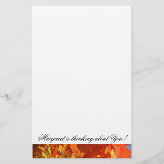 Denken an Sie! Briefpapiergewohnheit Herbst Briefpapier