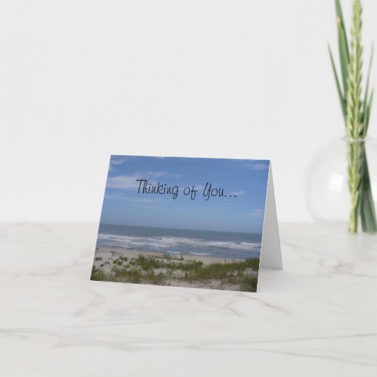 Denken an Sie… Dankeskarte (Vorderseite)