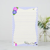 Denken an Sie - Fee Briefpapier (Stehend Vorderseite)