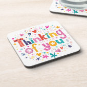 Denken an Sie Getränkeuntersetzer (Linke Seite)