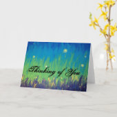 Denken an Sie Gruß-Karte Karte (Gelbe Blume)