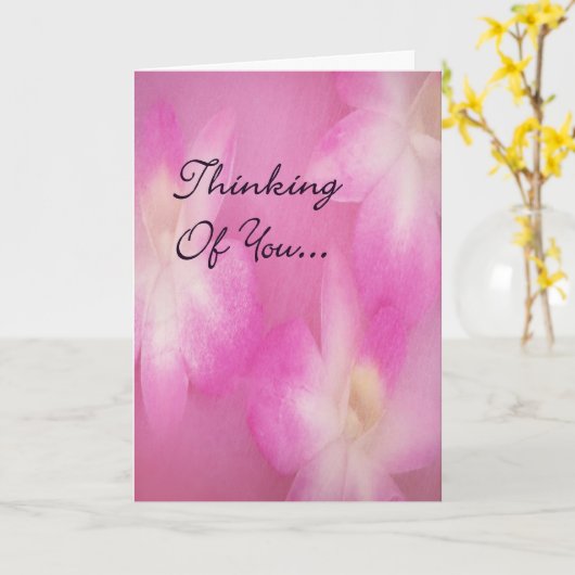 Denken an Sie Gruß-Karte Karte (Gelbe Blume)