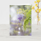 Denken an Sie Gruß-Karte Karte (Gelbe Blume)