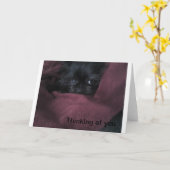 Denken an Sie Grußkarte Karte (Gelbe Blume)