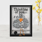 Denken an Sie… hasse ich, wann der geschieht! Karte (Gelbe Blume)