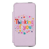 Denken an Sie Incipio iPhone Geldbeutel-Hülle (Folio Vorderseite)