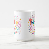 Denken an Sie Kaffeetasse (Mittel)