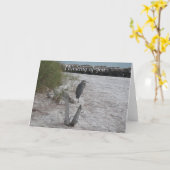 Denken an Sie Karte (Gelbe Blume)