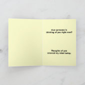 Denken an Sie Karte (Innenseite)