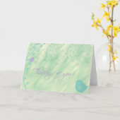 Denken an Sie Karte (Gelbe Blume)